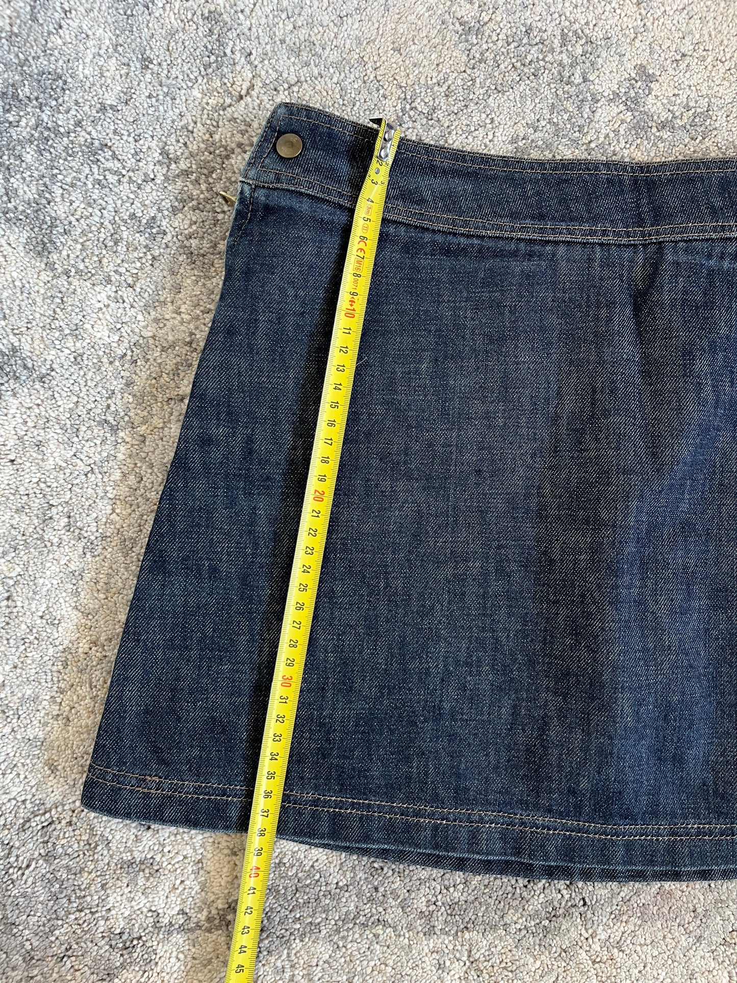 Prada 2000’s denim mini skirt