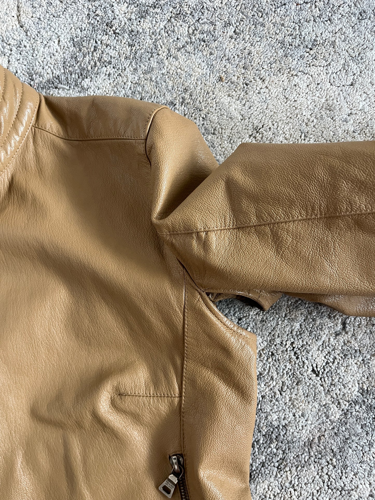 Prada SS2000 motorcycle leather jacket