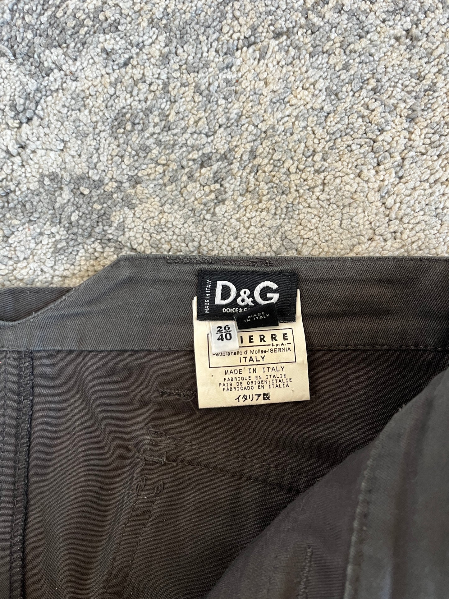 Dolce & Gabbana 2000’s Cotton mini skirt