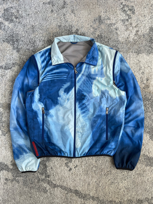 Prada SS2000 nylon print convertible jacket