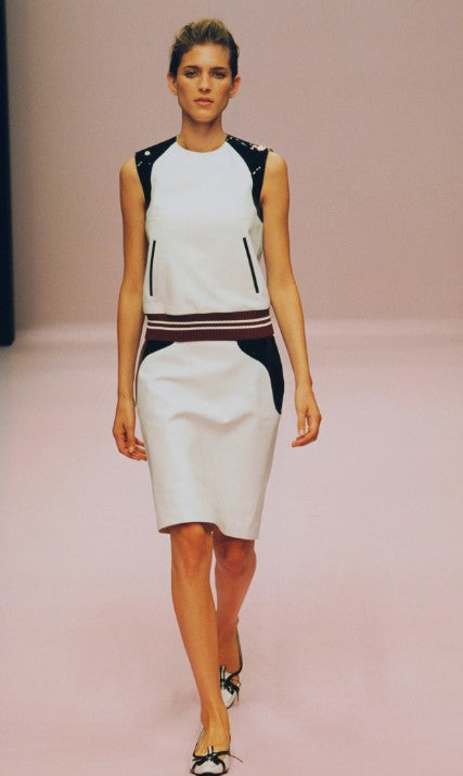 Miu Miu SS2000 leather skirt