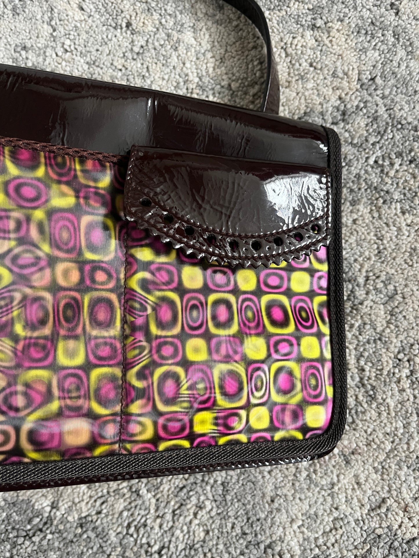 Miu Miu FW1999 psychedelic leather bag