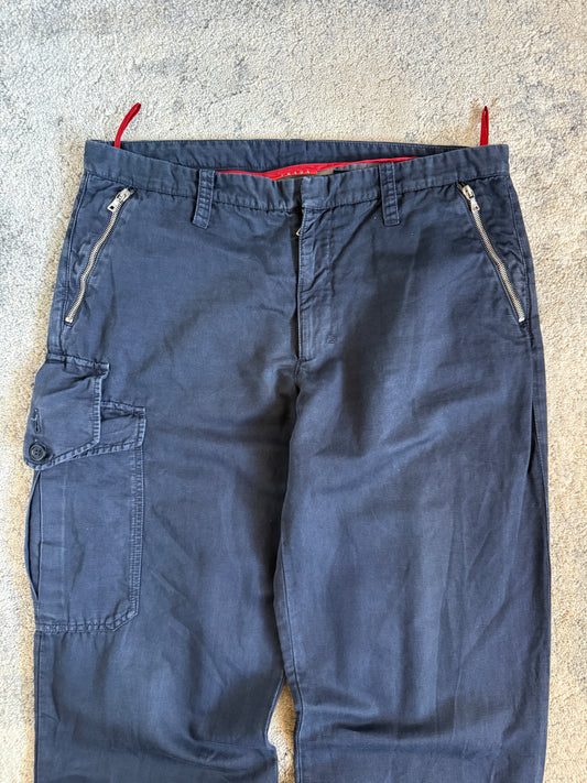 Prada 2000’s linen & cotton cargo pants