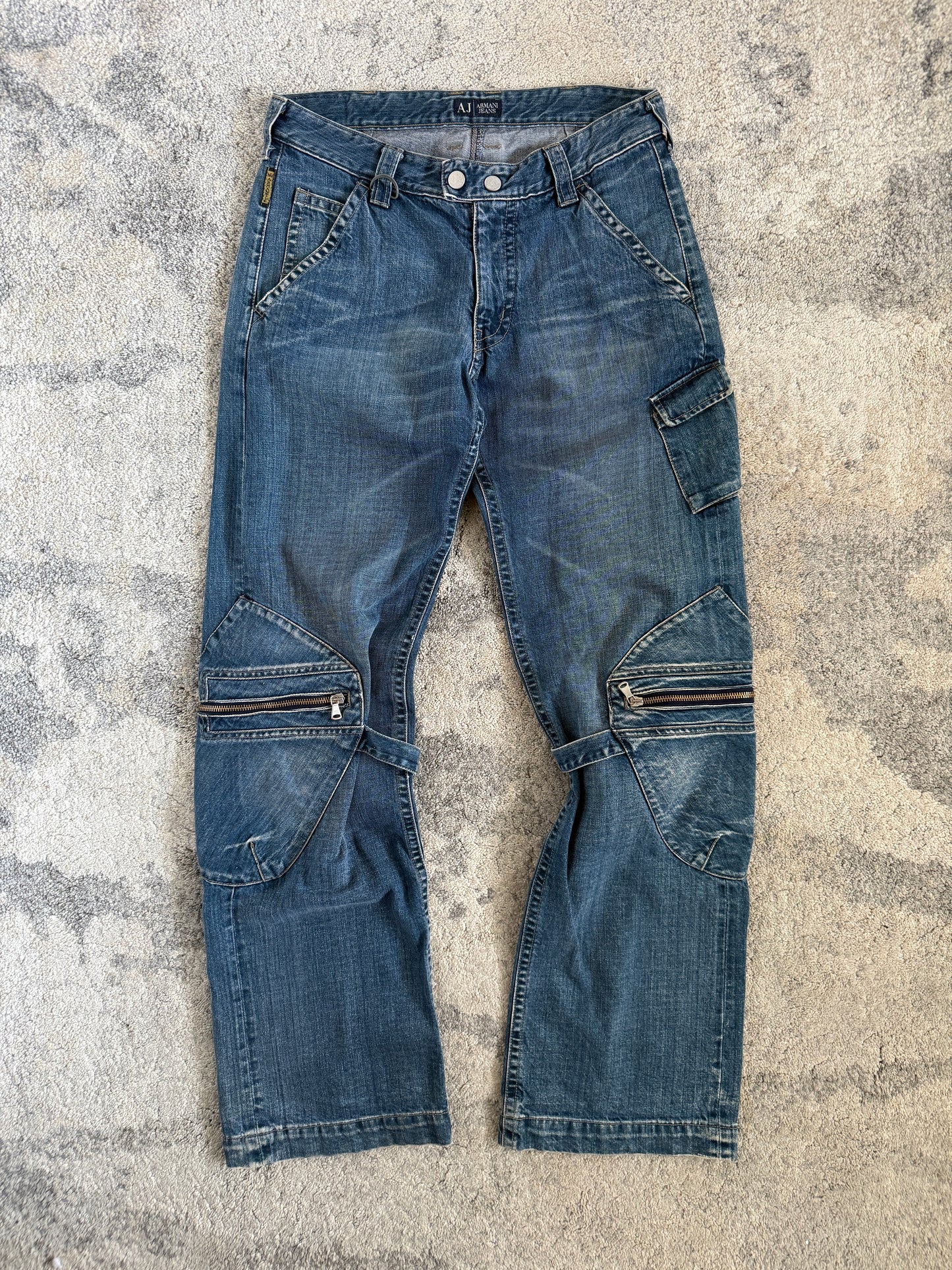 Armani jeans 2000’s bondage jeans