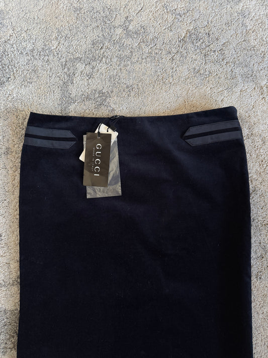 Gucci 2005 velvet skirt