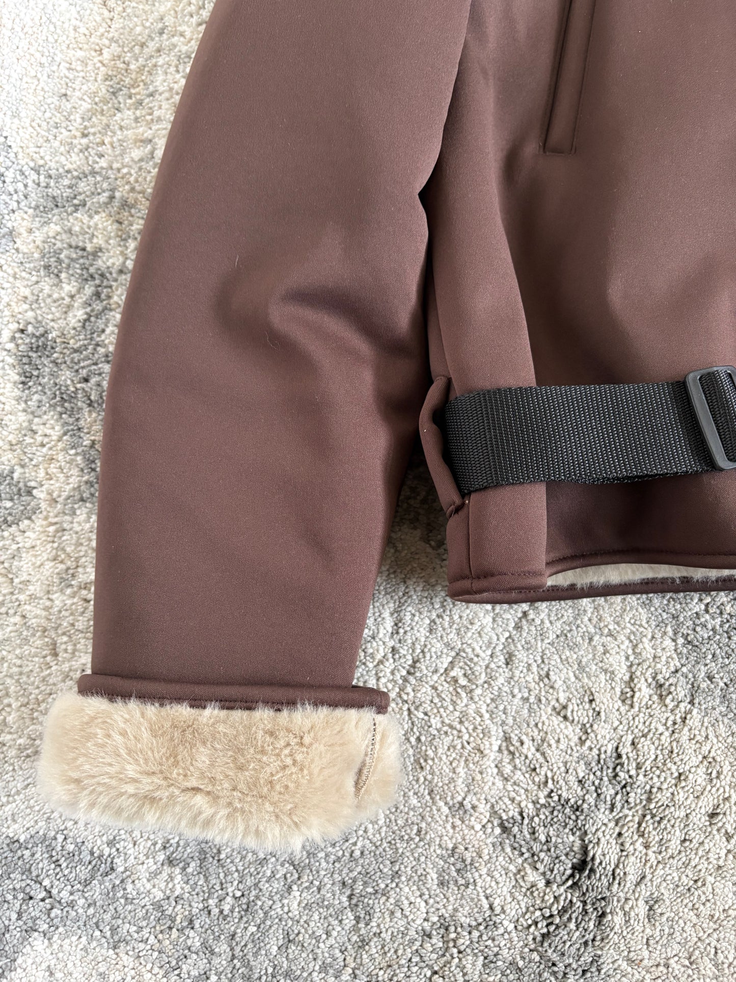 Miu Miu FW1999 jacket with faux fur liner