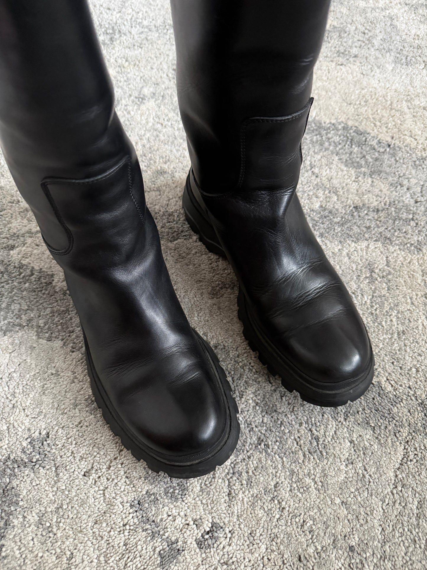 Prada FW2003 combats boots