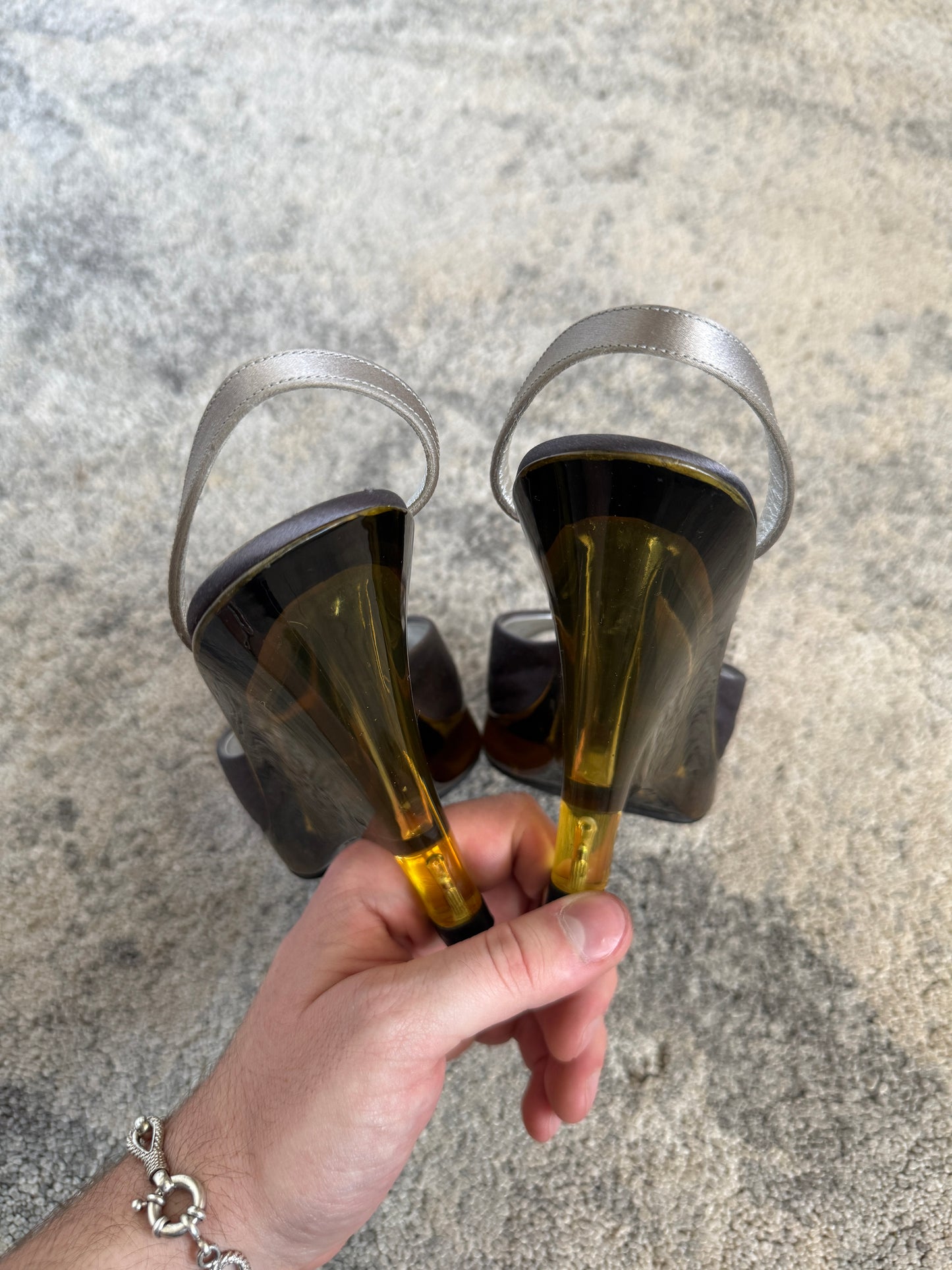 Prada SS1998 glass heels