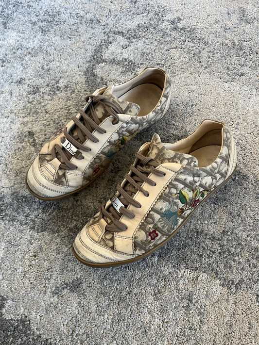 Dior 2000's monogram flat trainers