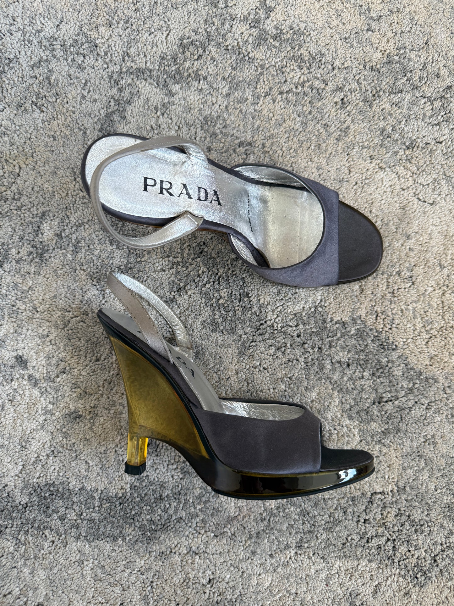 Prada SS1998 glass heels