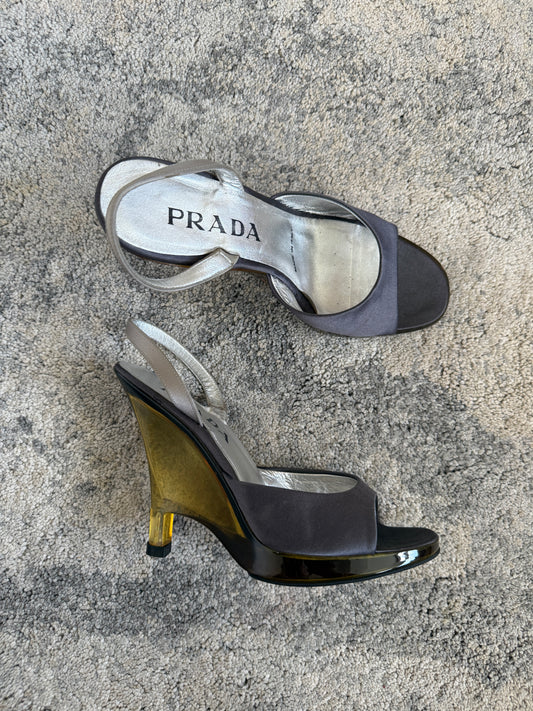 Prada SS1998 glass heels