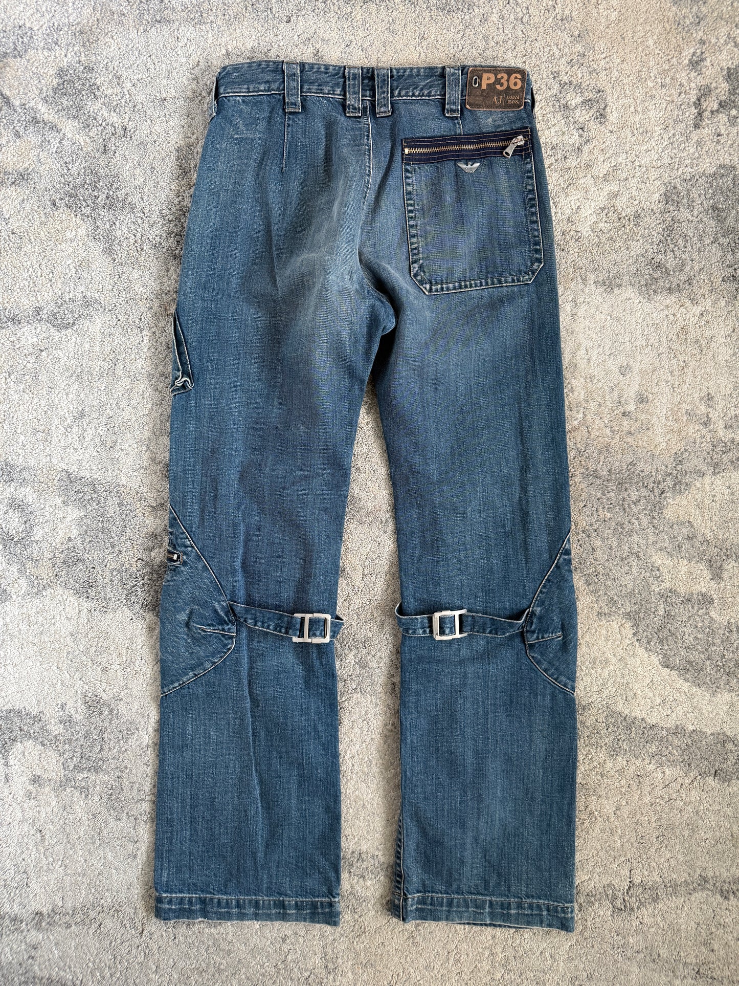 Armani jeans 2000’s bondage jeans