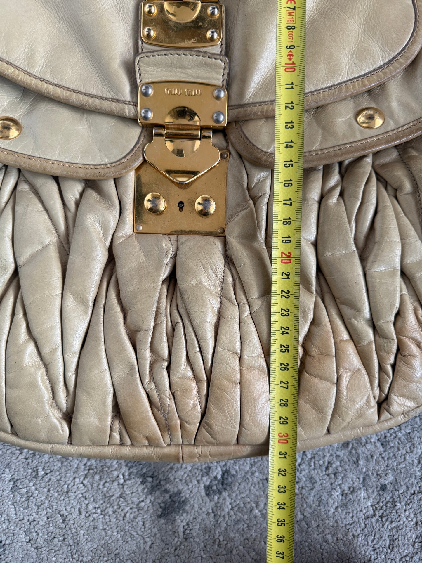 Miu Miu 2000’s leather coffer bag