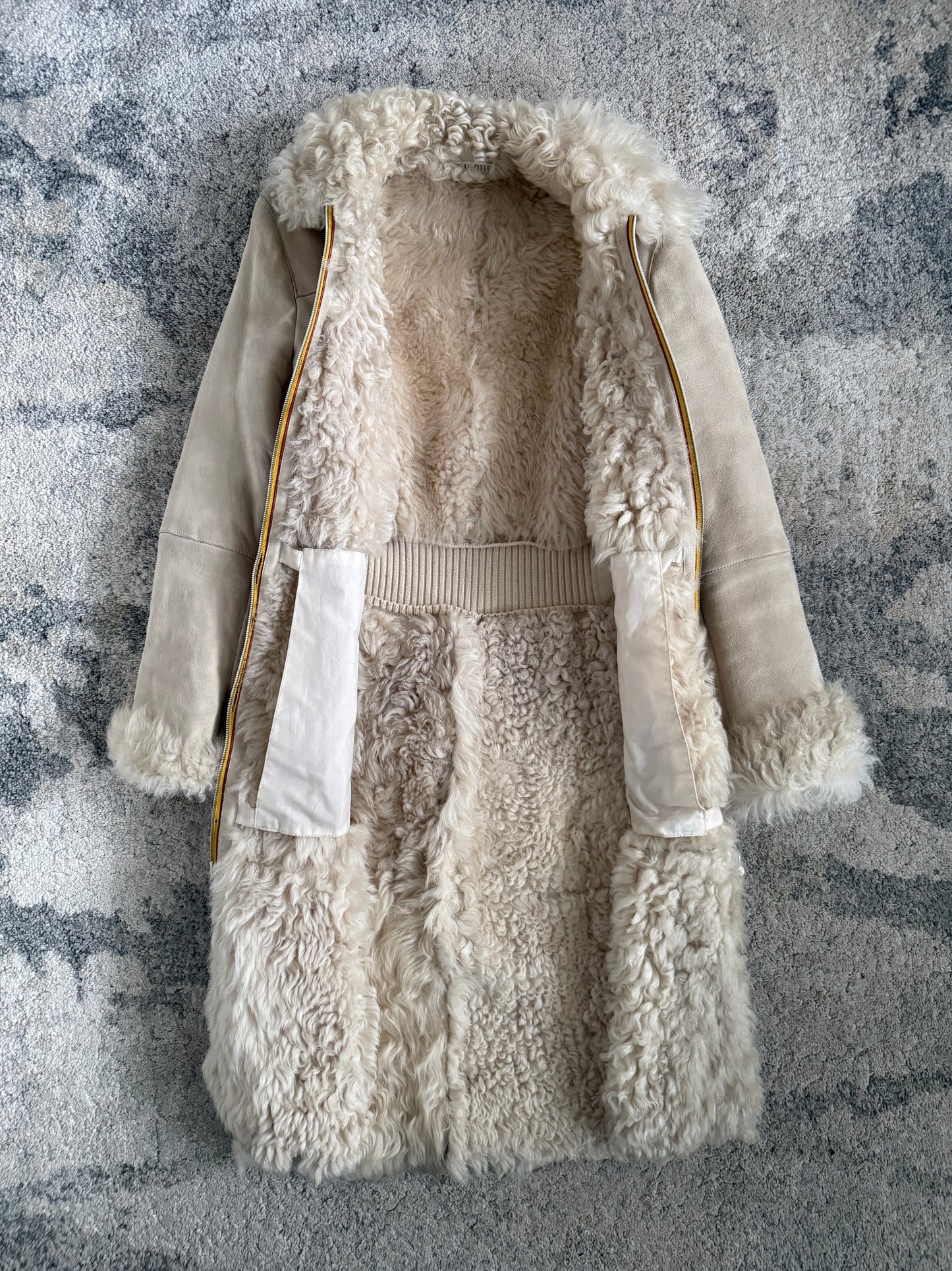 Miu Miu 2000 fur long coat
