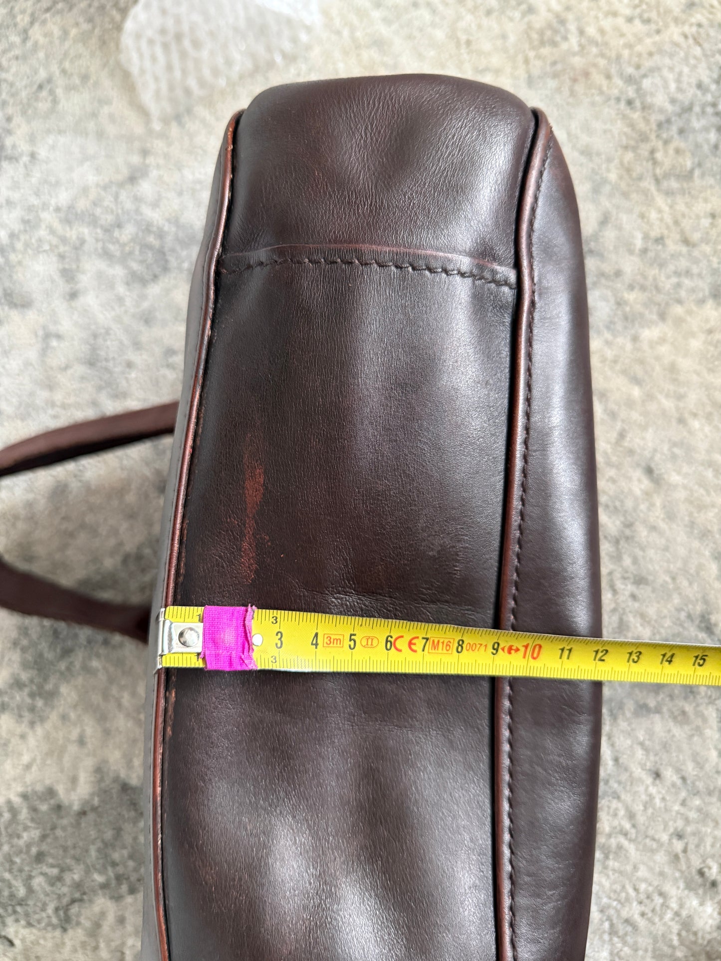 Gucci FW2002 leather shoulder bag