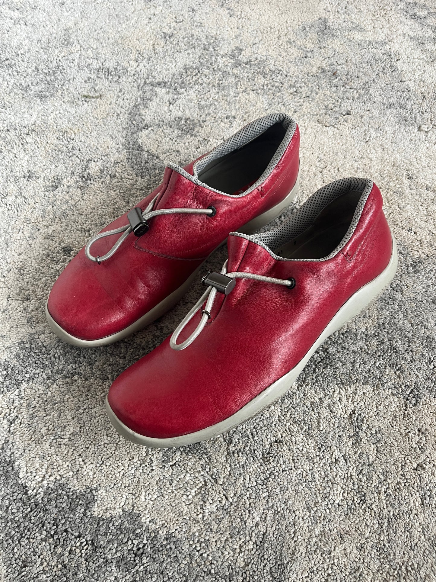 Prada SS1999 leather elastic trainers