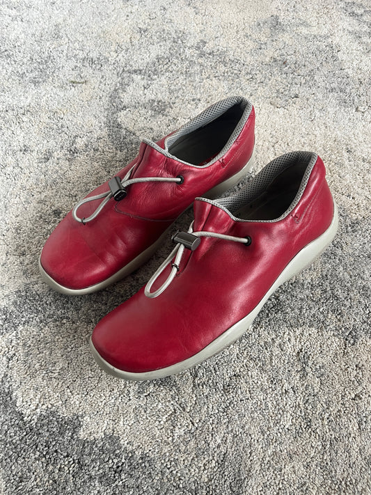 Prada SS1999 leather elastic trainers