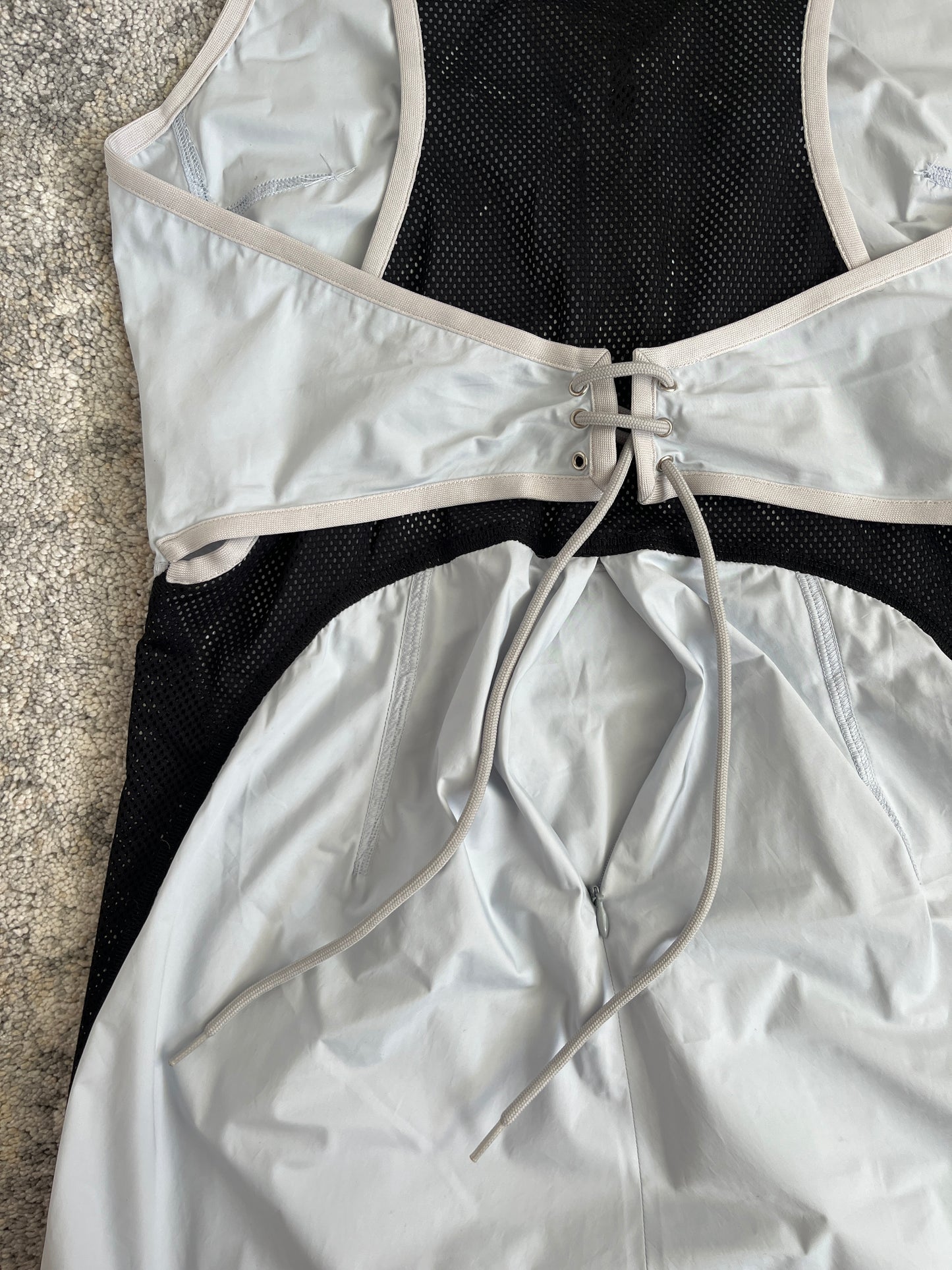 Prada 1999 nylon & mesh dress