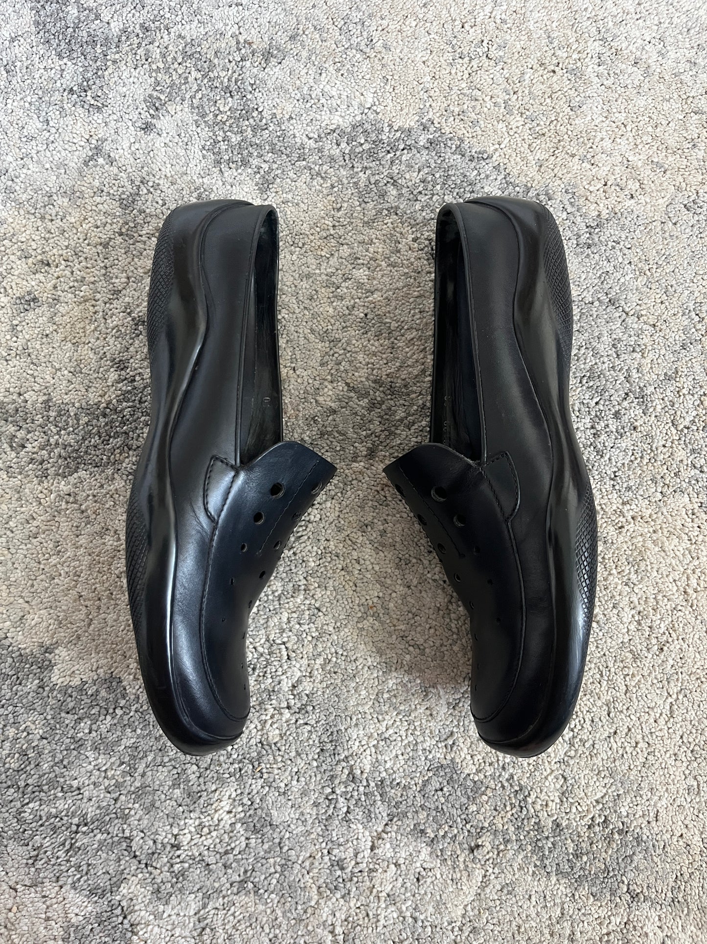 Prada 1999 perfored leather mules