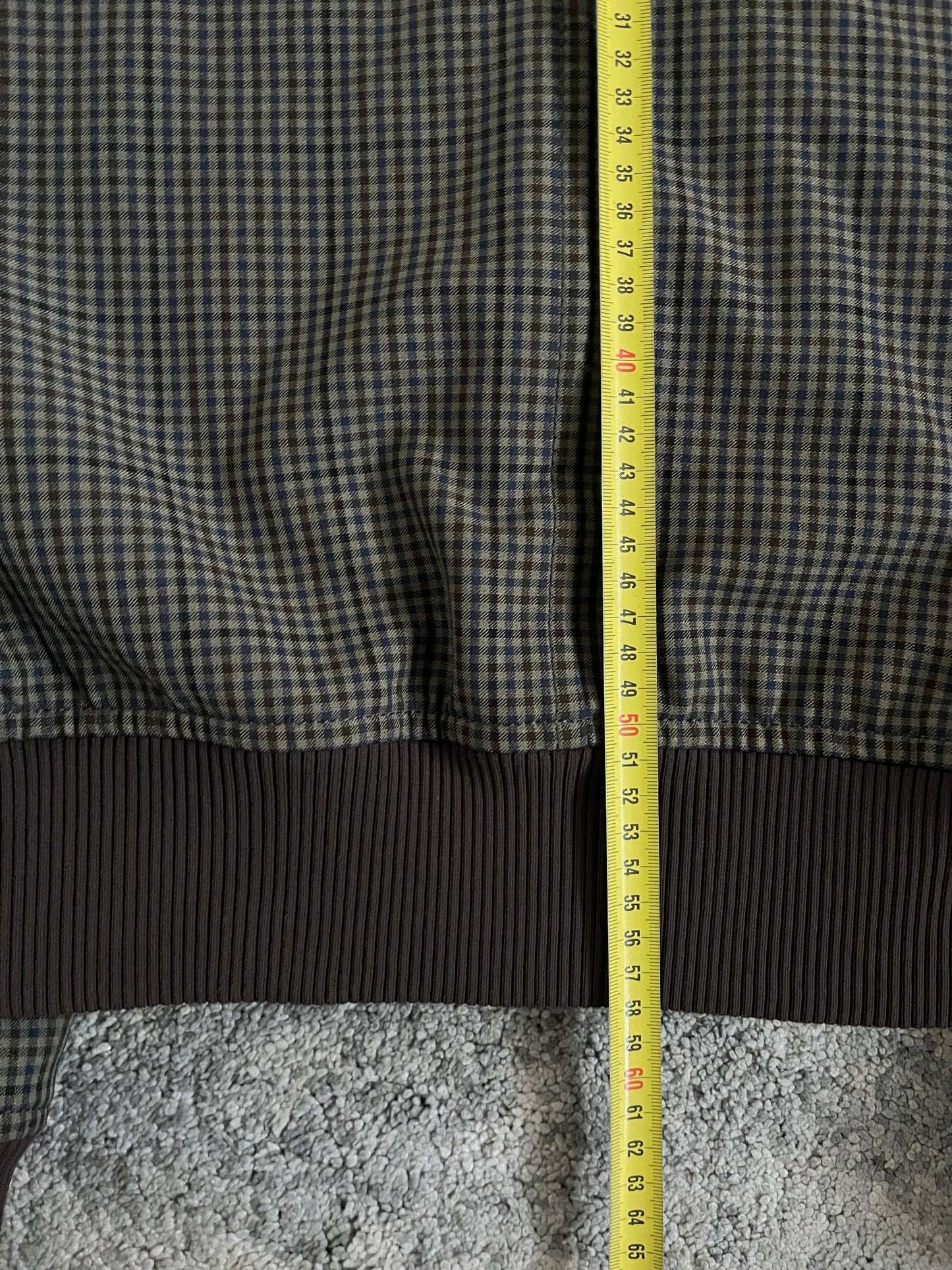 Prada FW2000 tartan nylon bomber