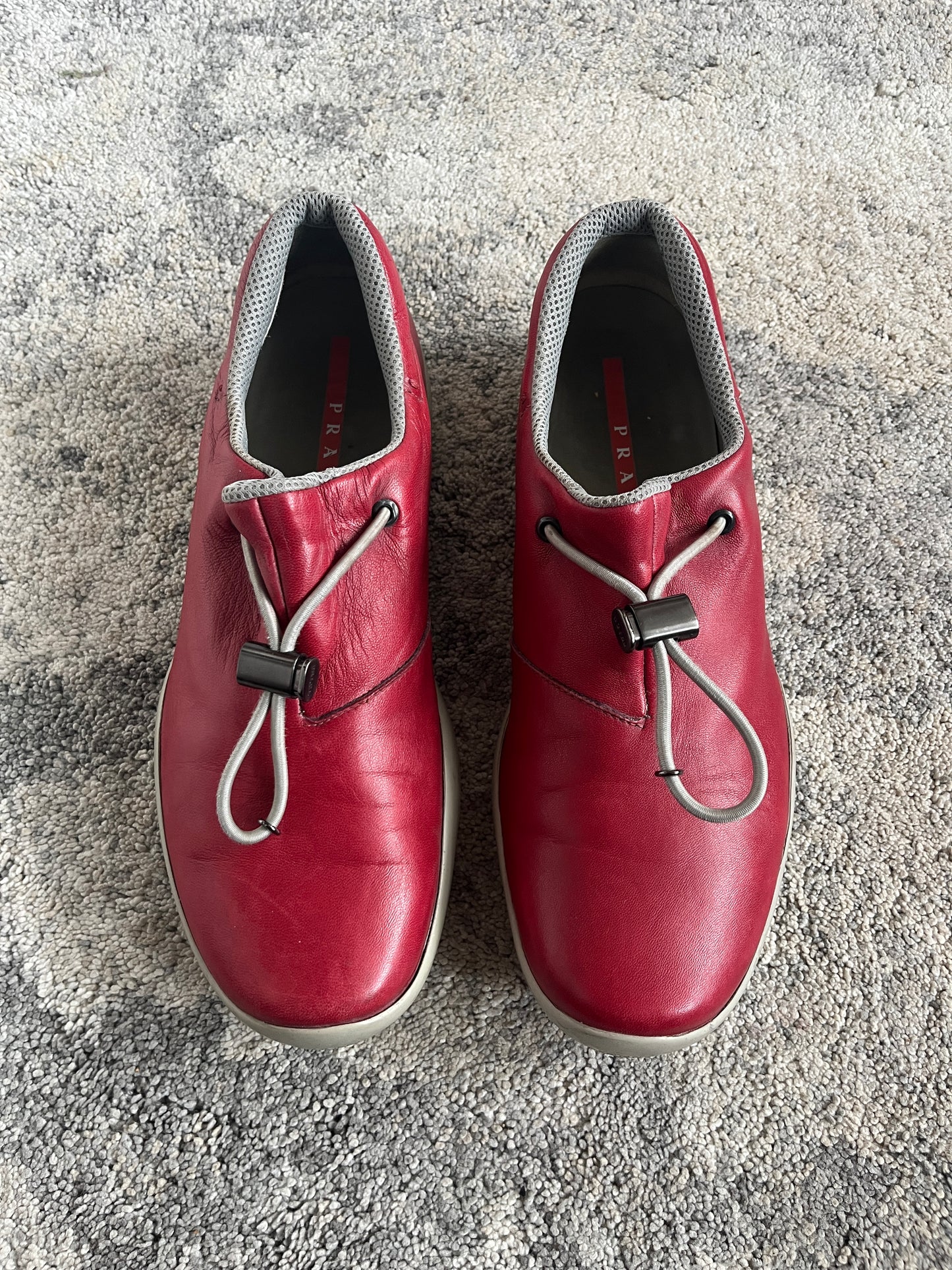 Prada SS1999 leather elastic trainers