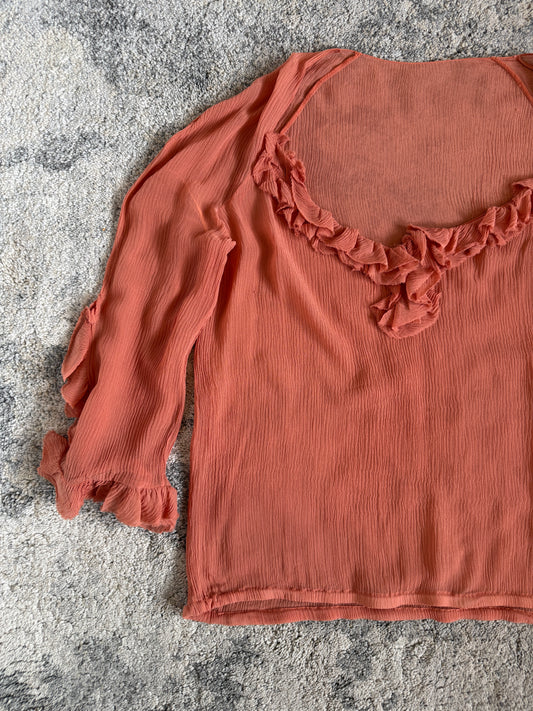 Chloé SS2002 silk blouse by Phoebe Philo