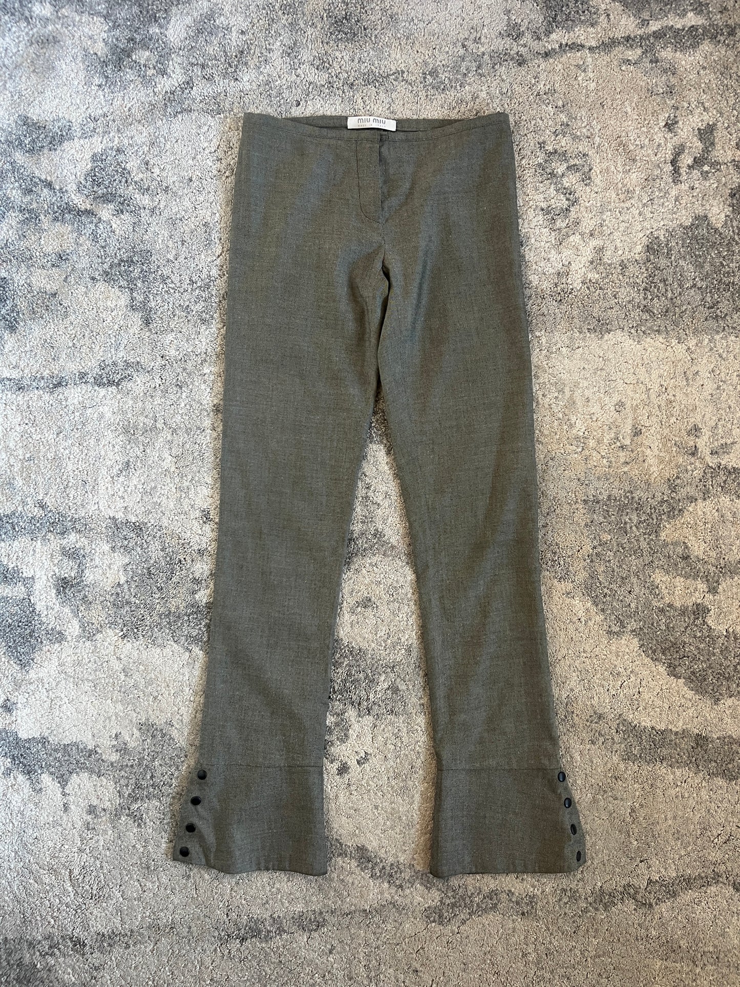 Miu Miu 1990’s low waist cotton pants