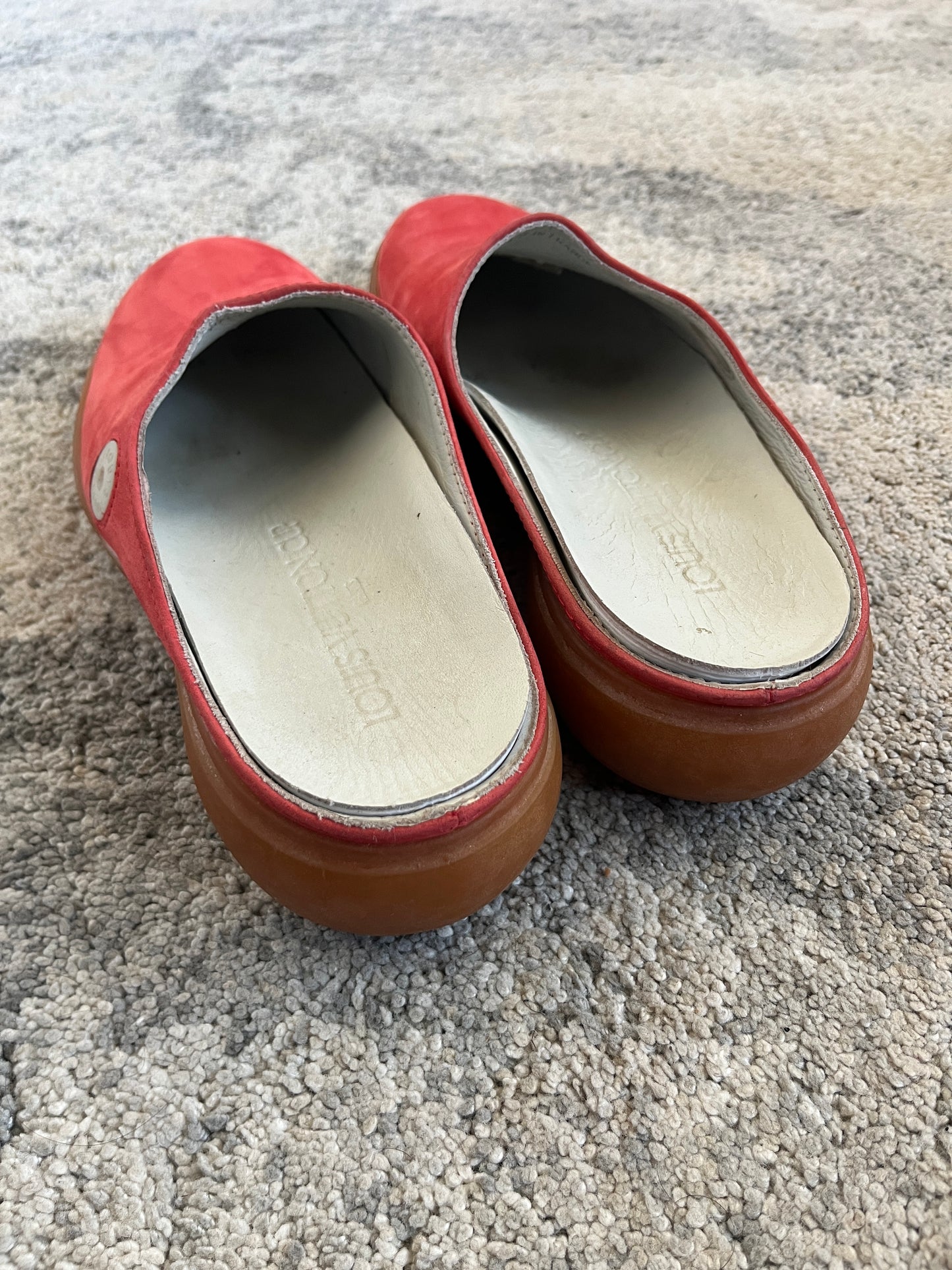 Louis Vuitton cup 2000 leather mules