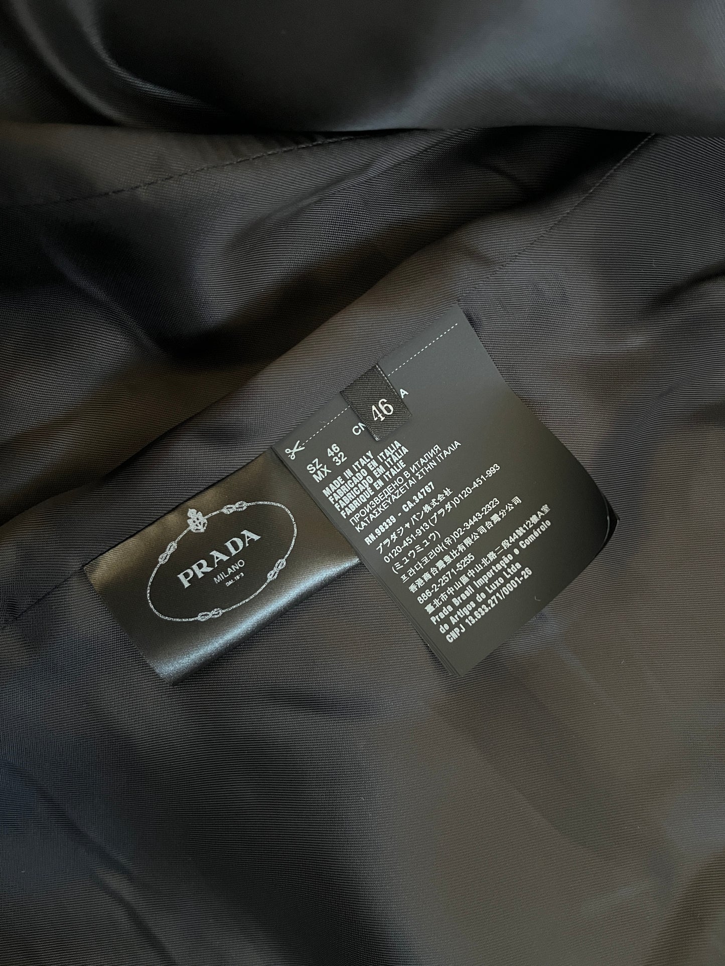 Prada FW2018 jacquard jacket
