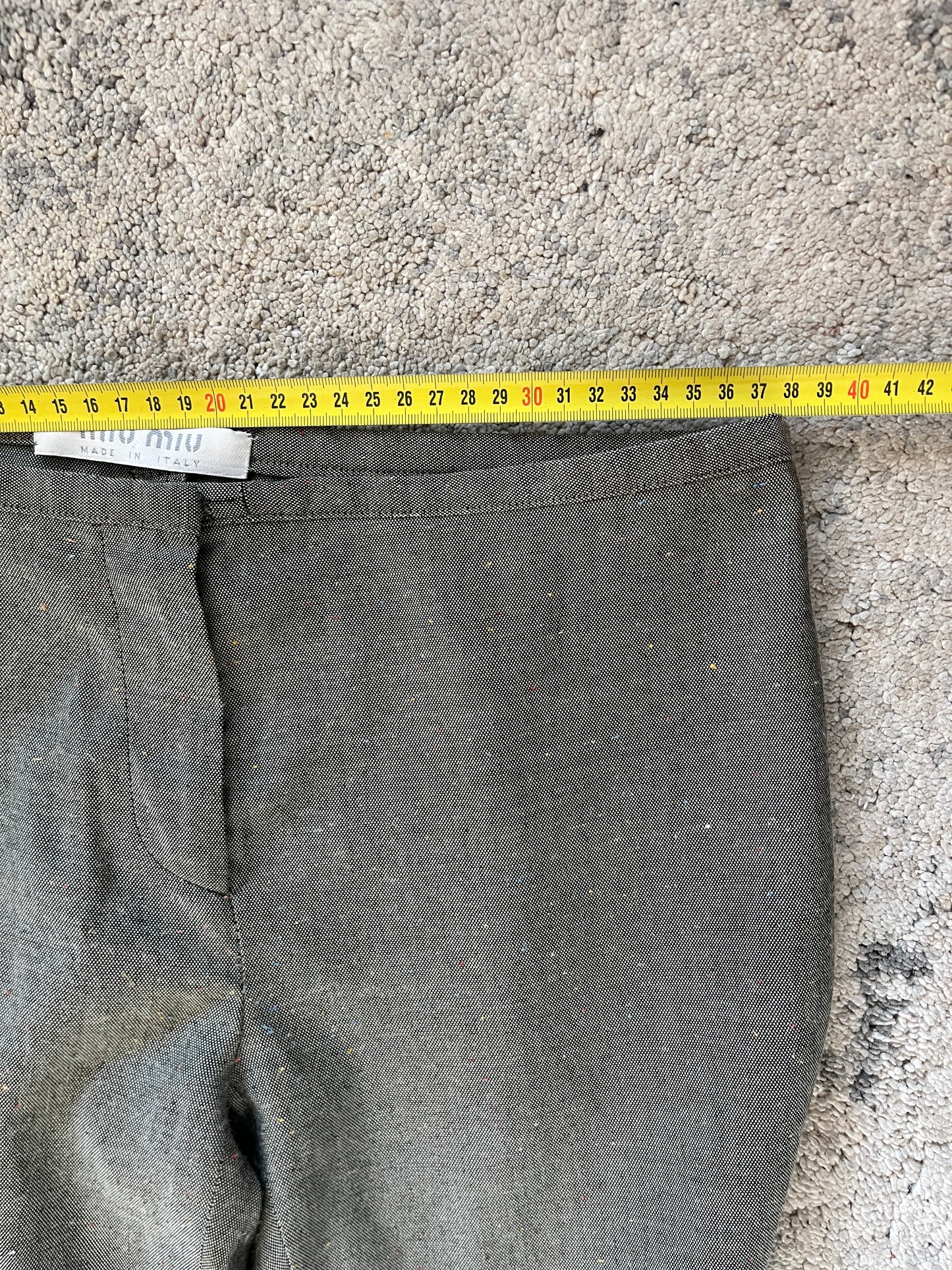 Miu Miu 1990’s low waist cotton pants
