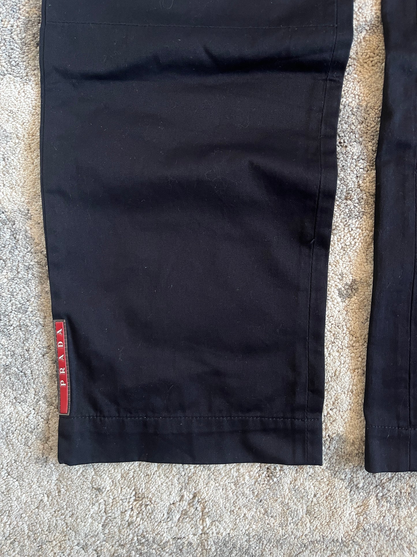 Prada 2003 Luna Rossa cotton pants