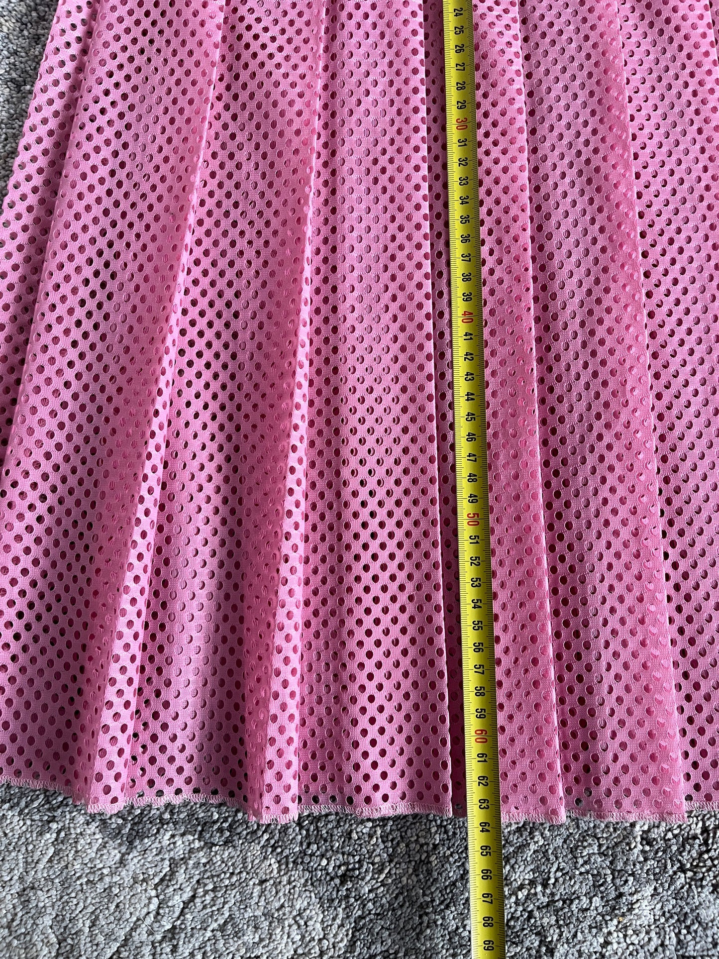 Miu Miu SS2000 perfored nylon skirt