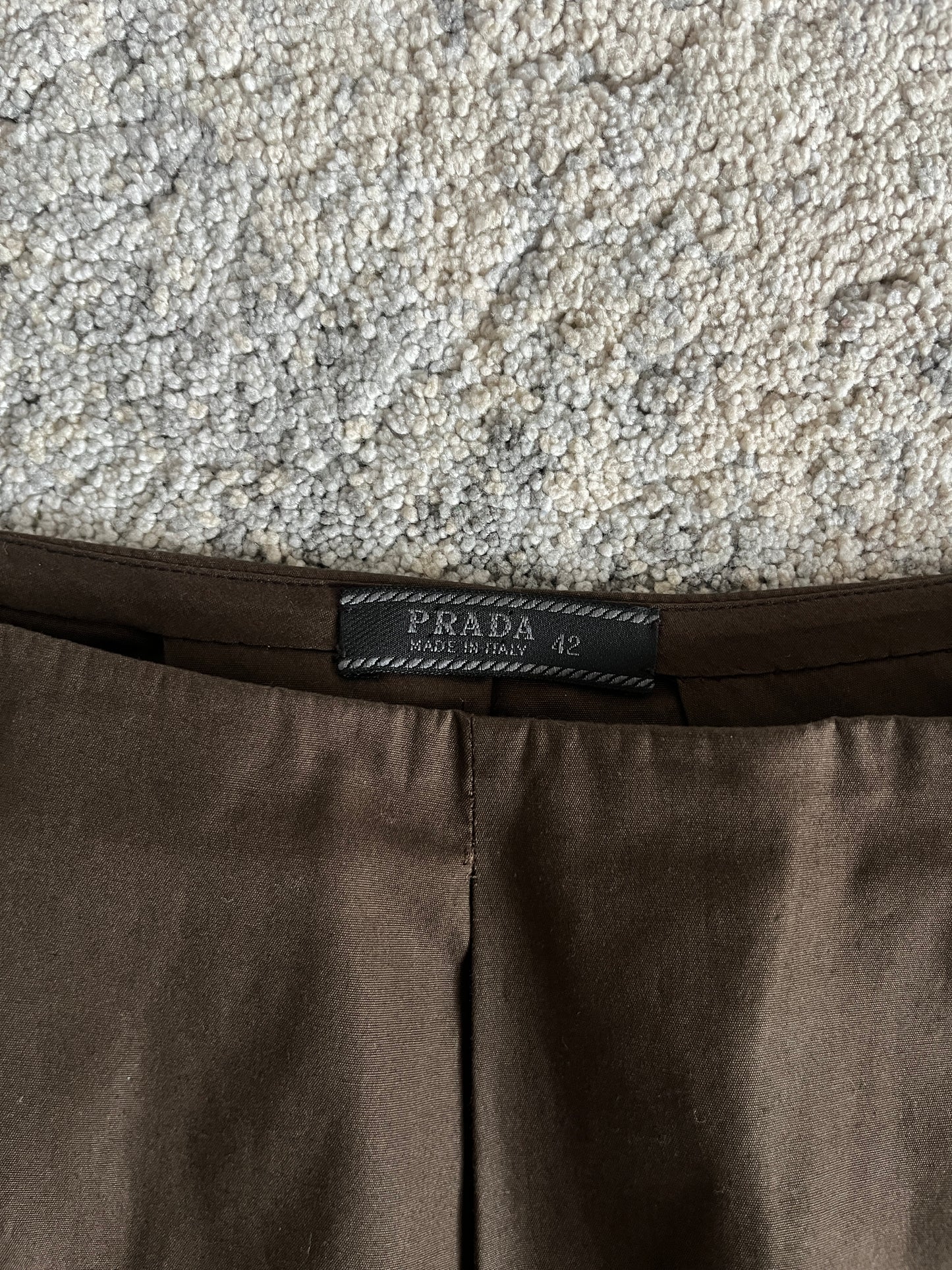 Prada SS1999 cotton pleated skirt
