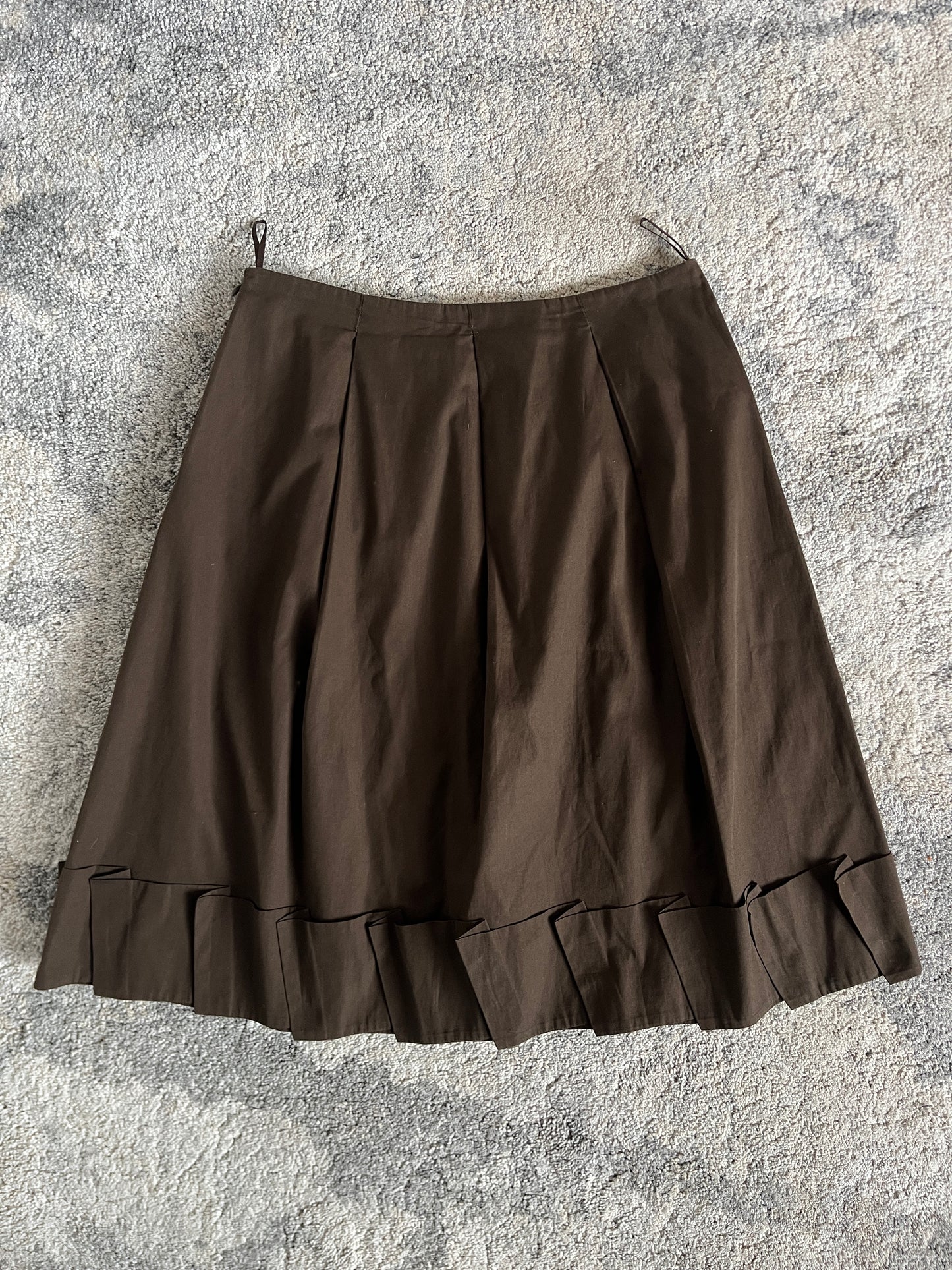 Prada SS1999 cotton pleated skirt