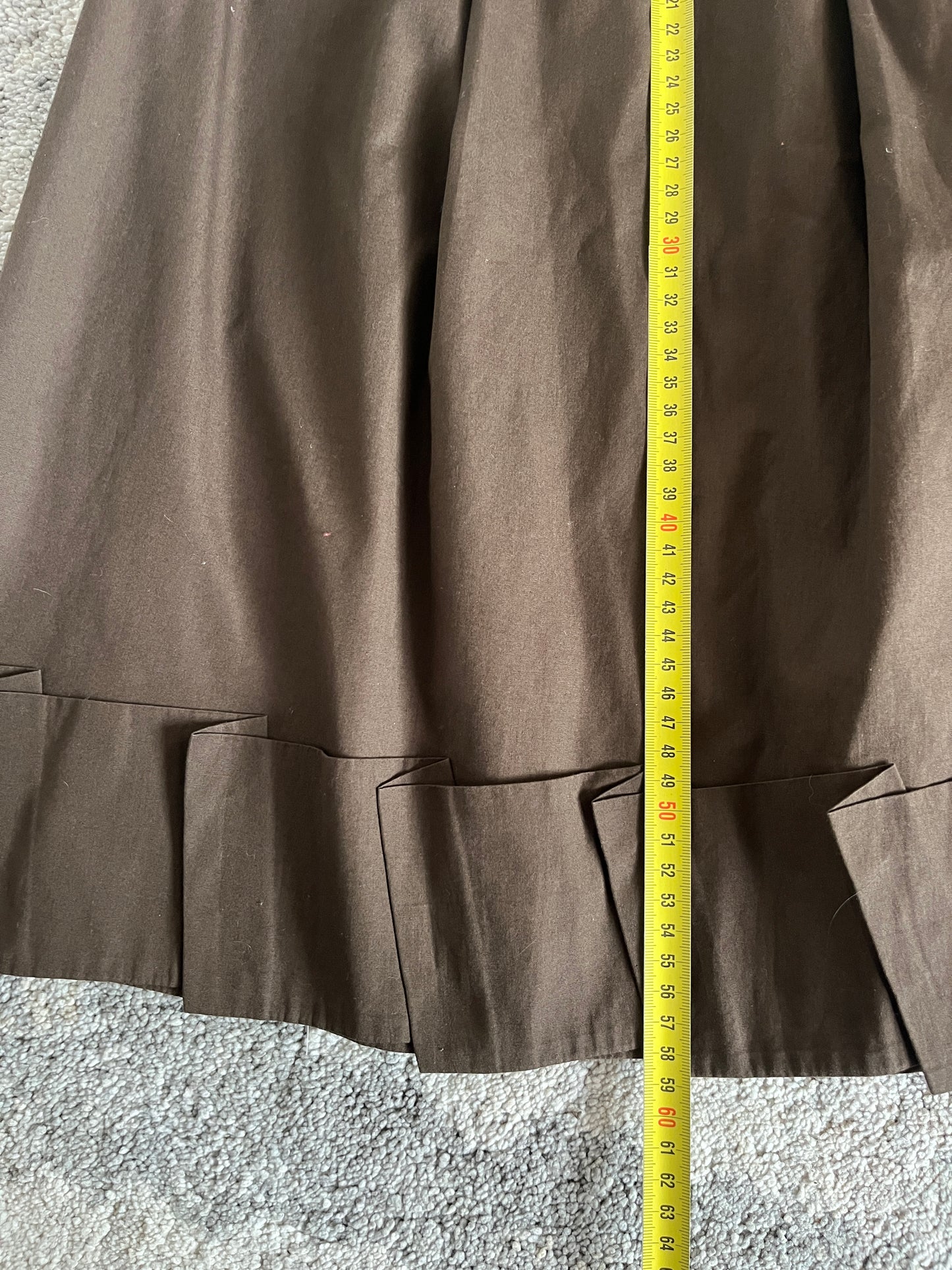 Prada SS1999 cotton pleated skirt