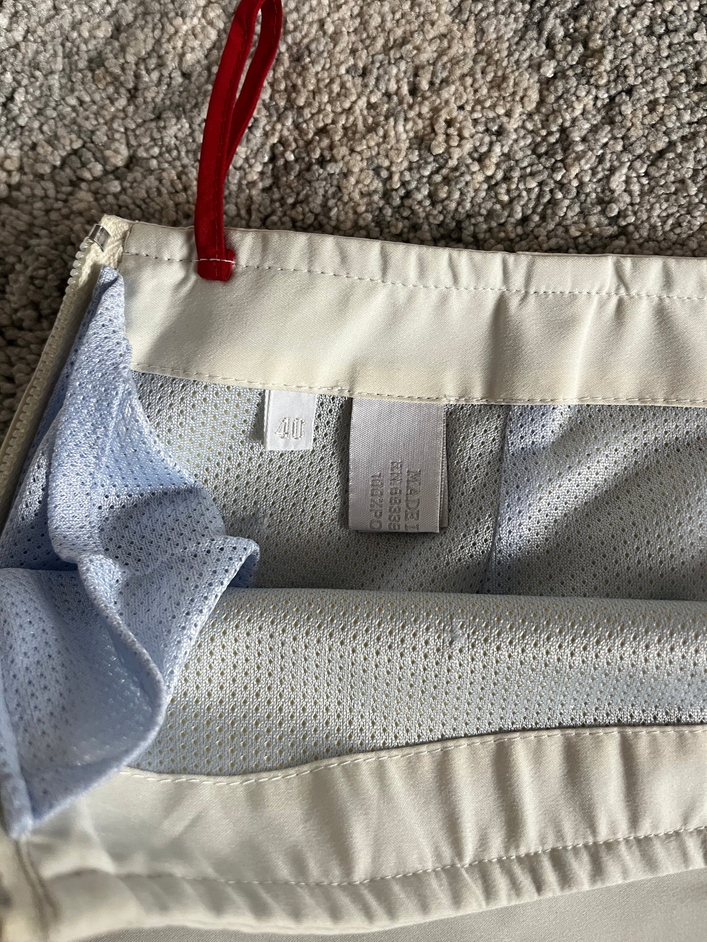 Prada 1999 nylon zip skirt
