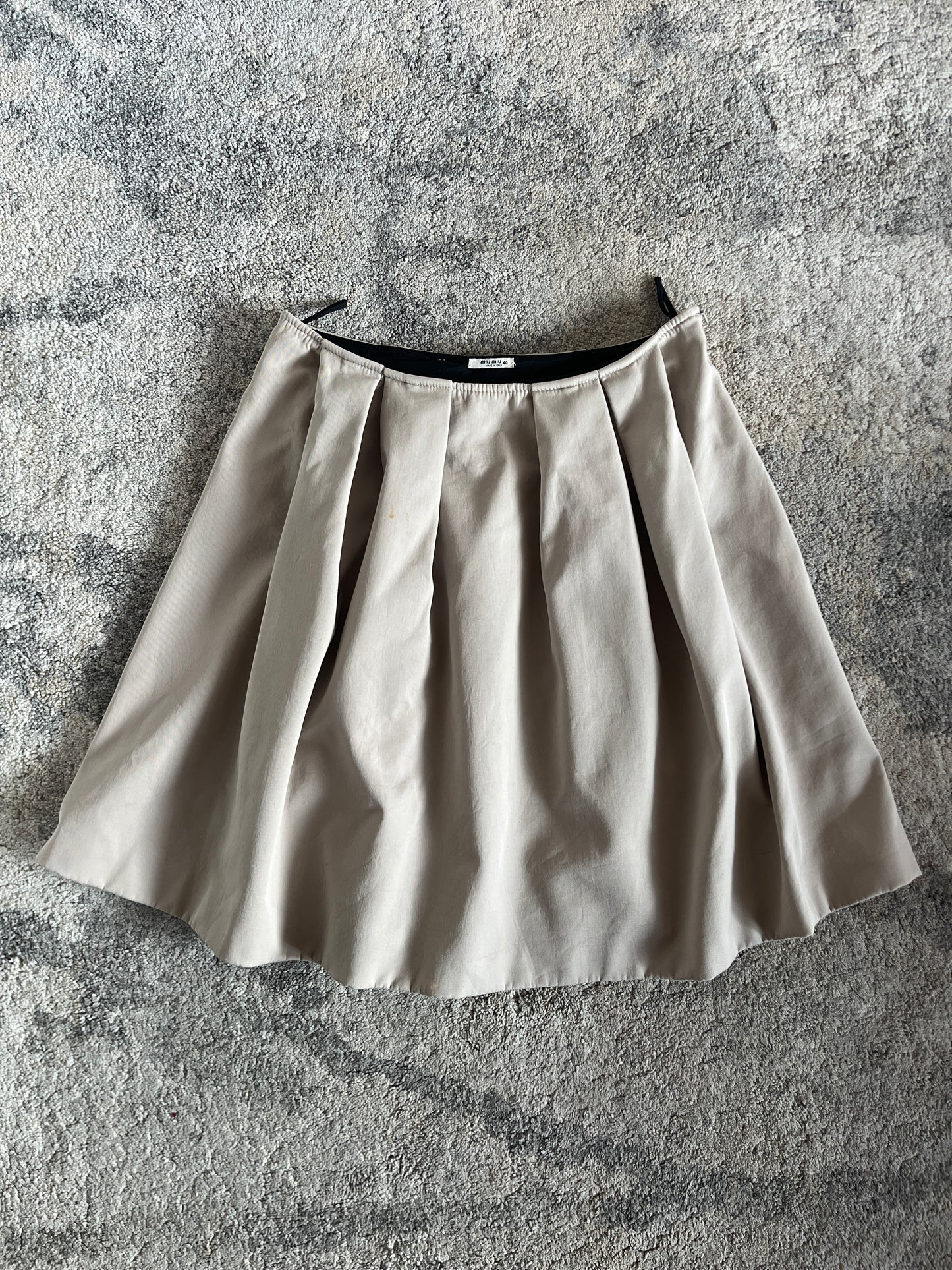 Miu Miu 2007 heavy cotton skirt