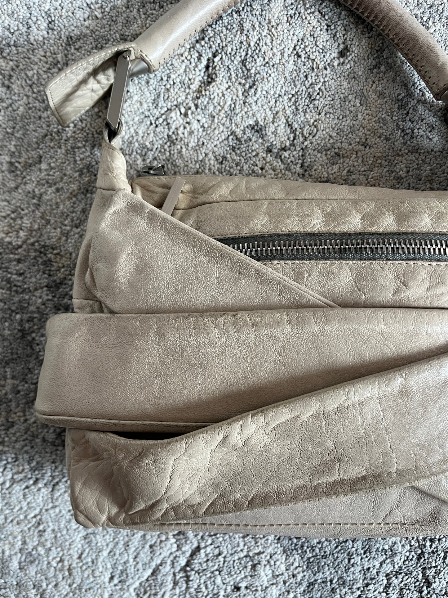 Fendi 2000's bondage leather handbag