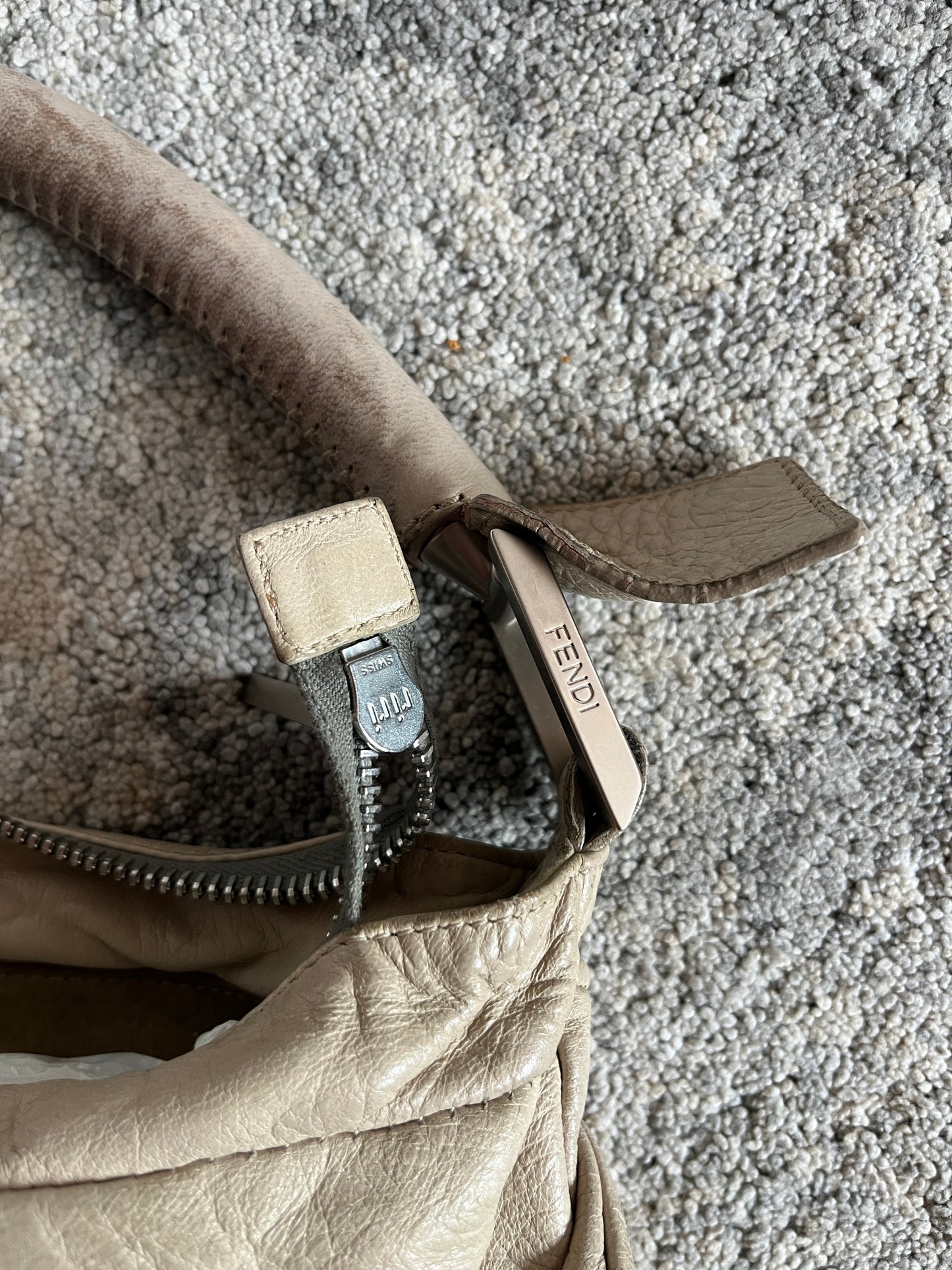 Fendi 2000's bondage leather handbag