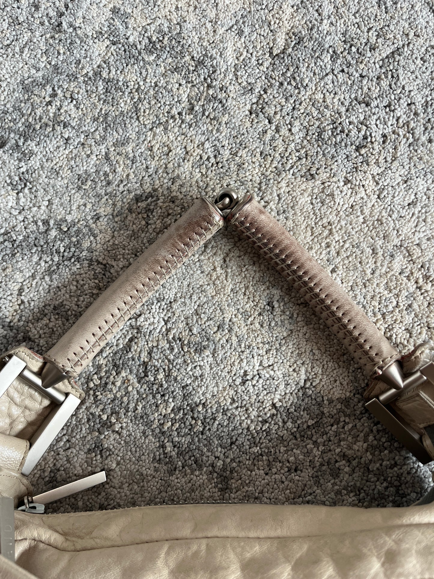 Fendi 2000's bondage leather handbag