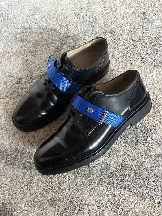 Dior Homme 2010's leather derby with strap