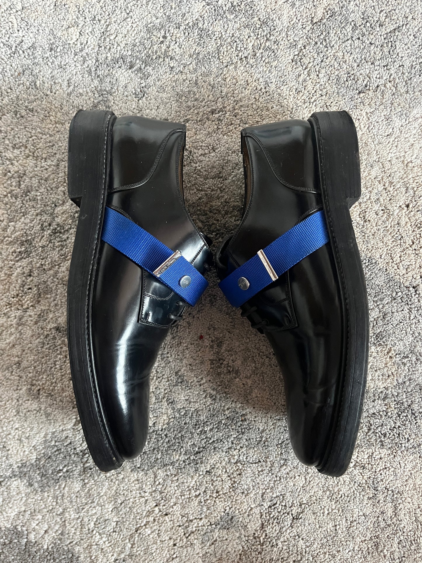 Dior Homme 2010's leather derby with strap