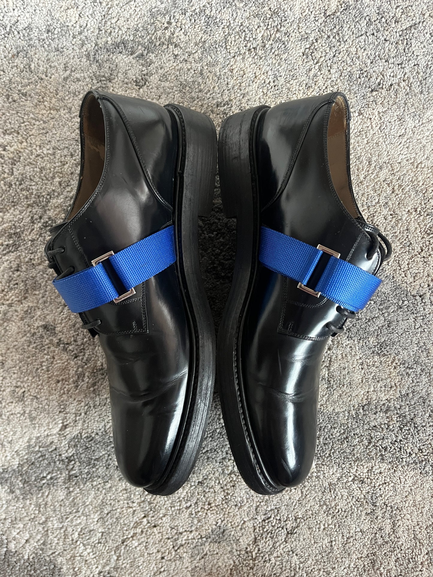Dior Homme 2010's leather derby with strap