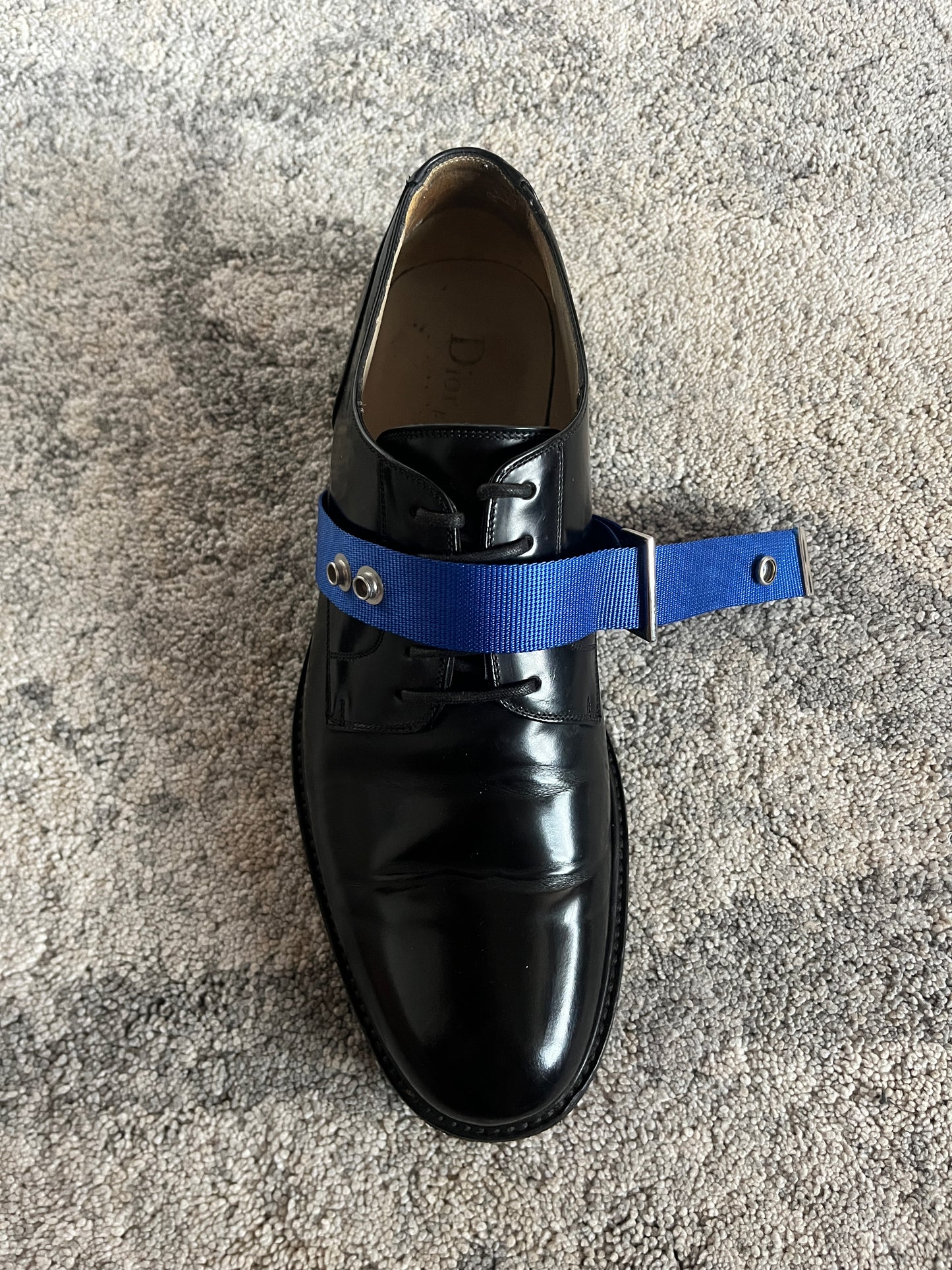 Dior Homme 2010's leather derby with strap
