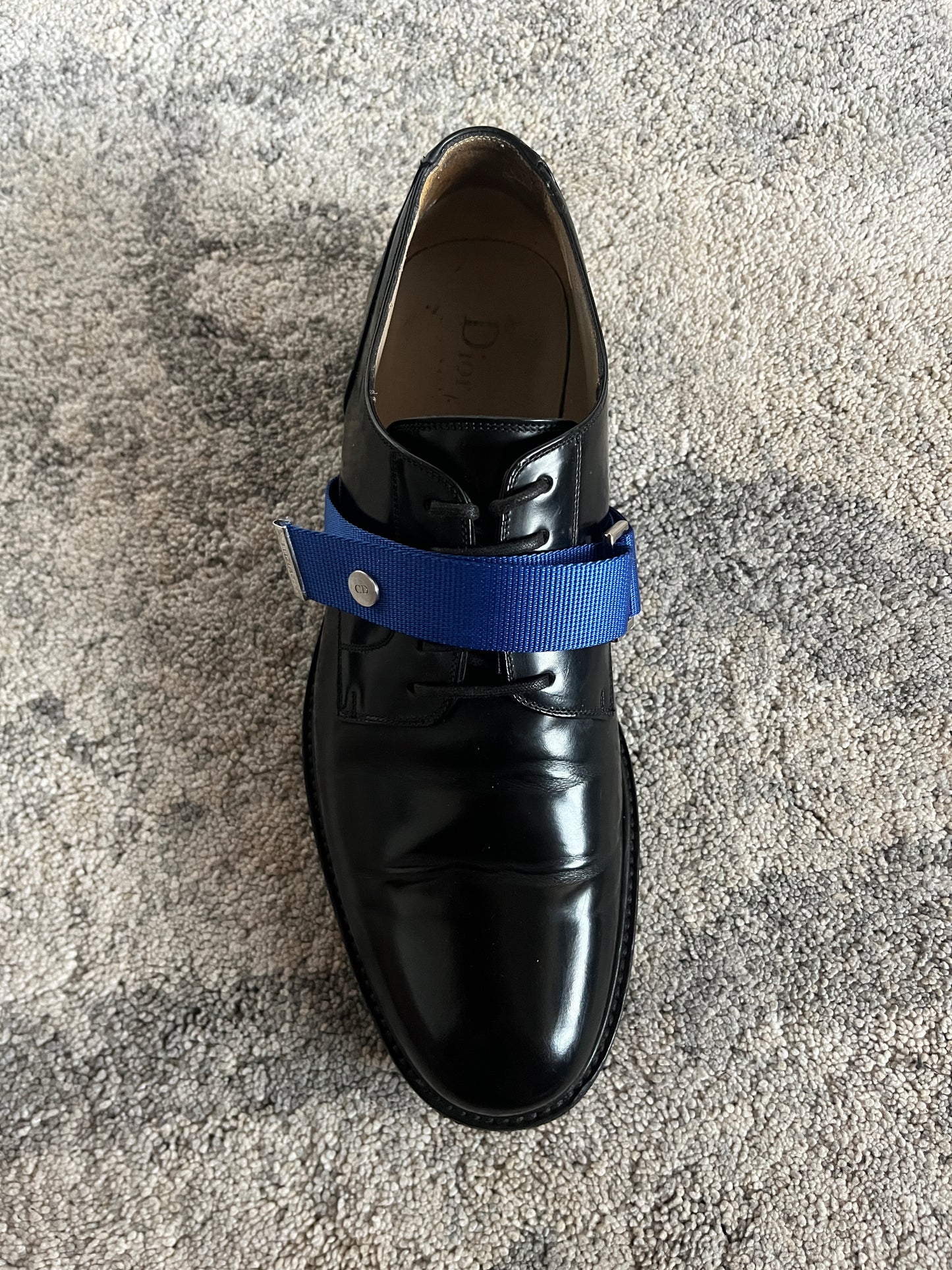 Dior Homme 2010's leather derby with strap