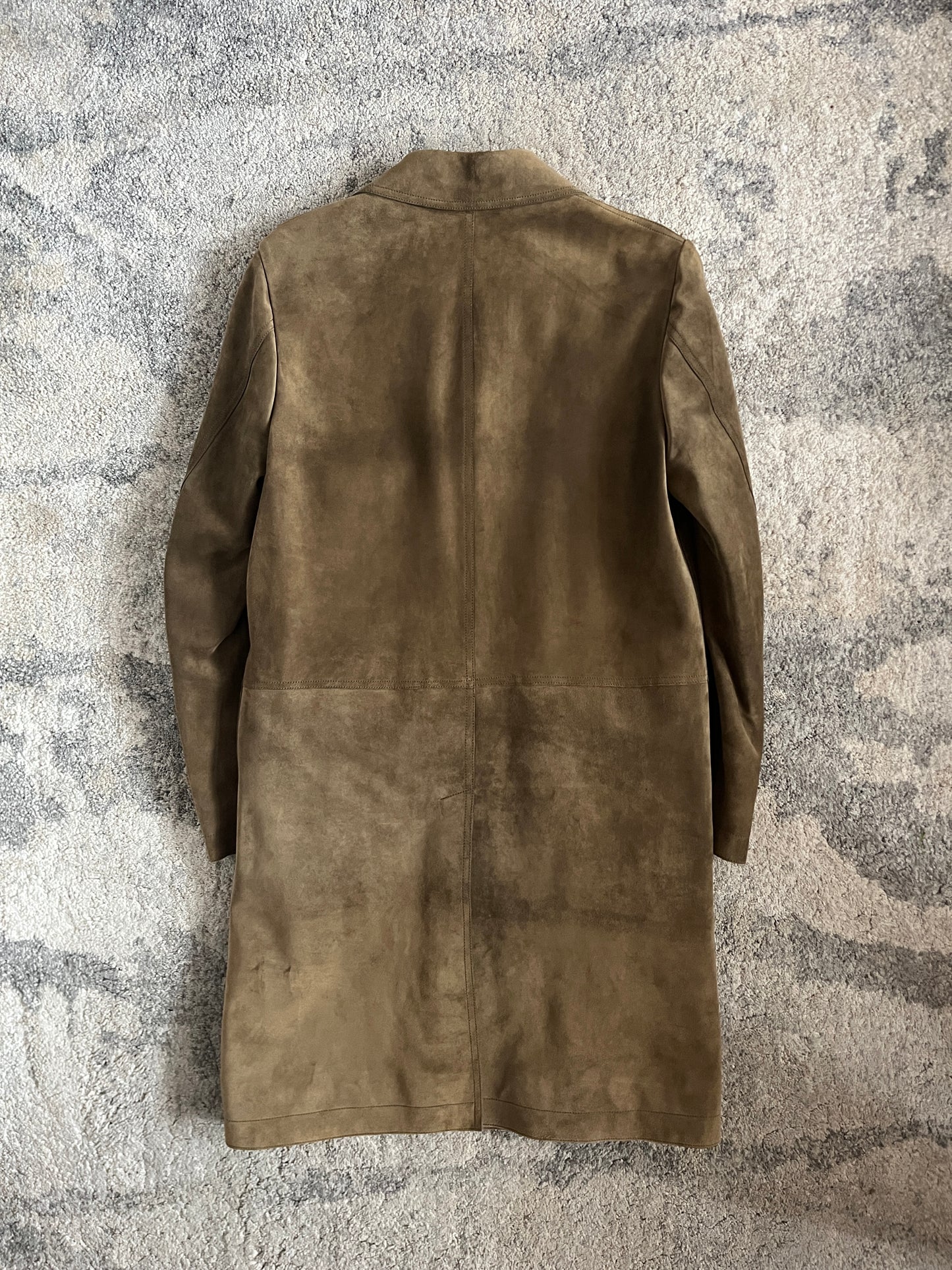 Gucci 2000's suede long coat