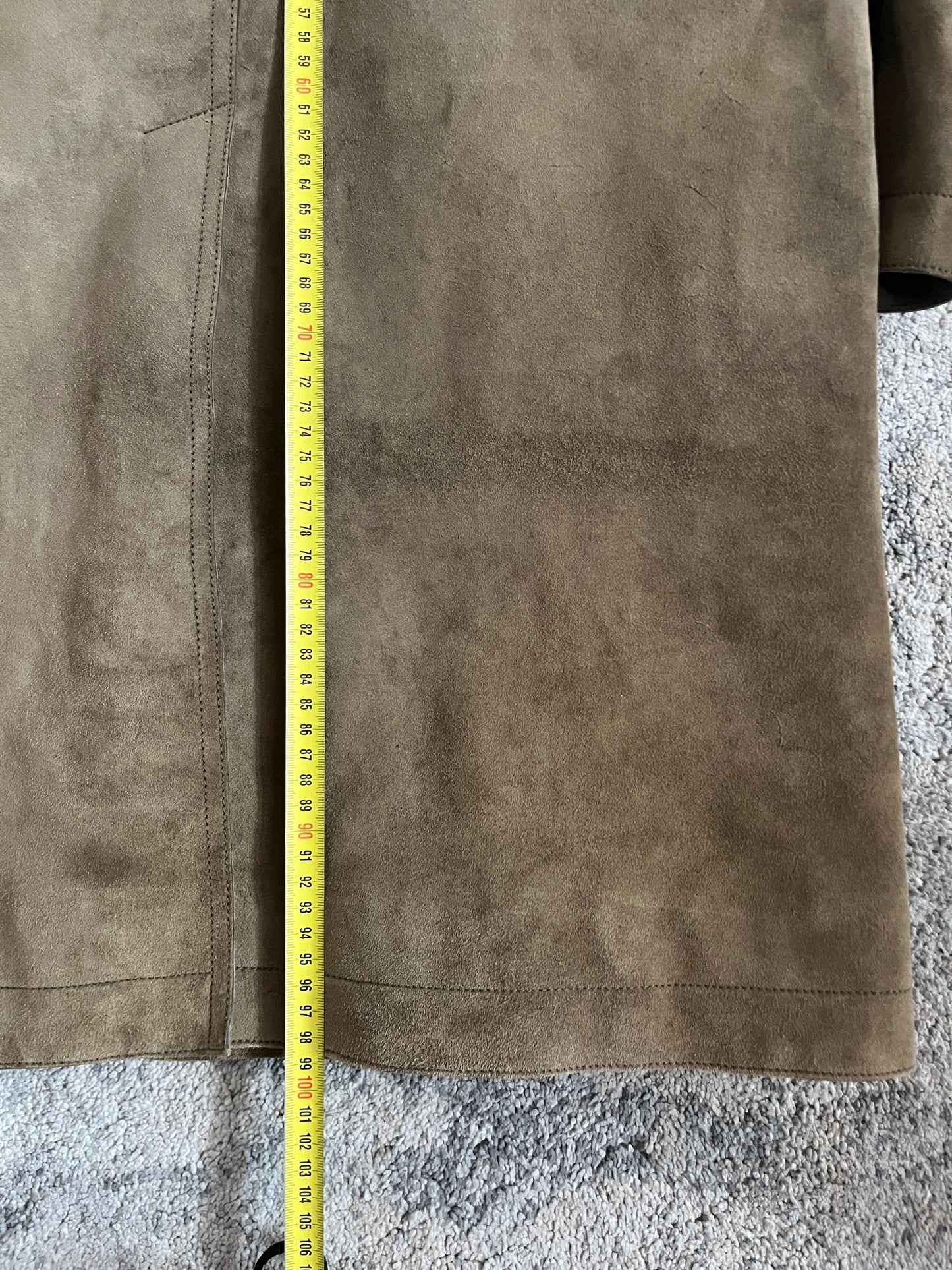 Gucci 2000's suede long coat