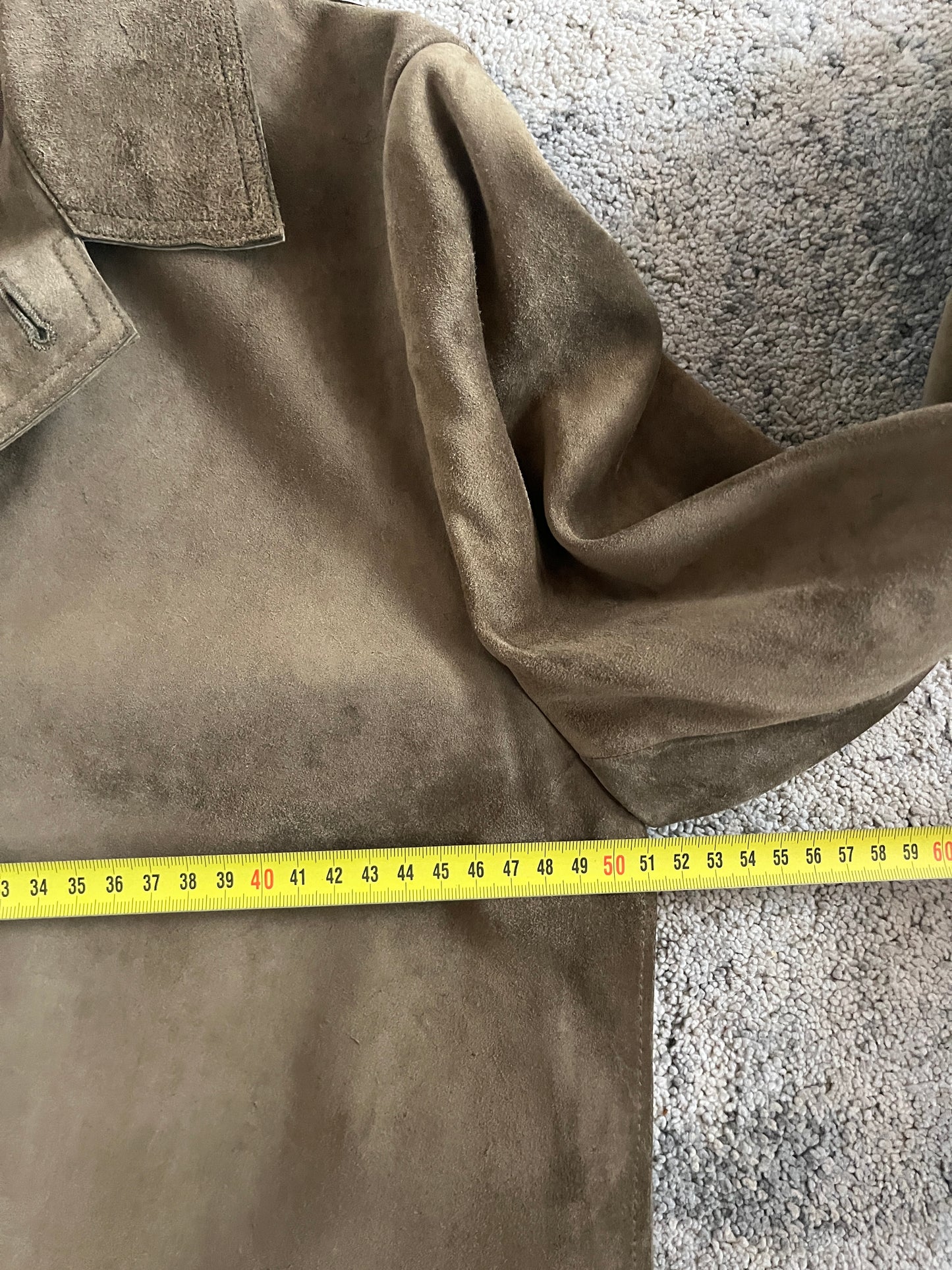 Gucci 2000's suede long coat