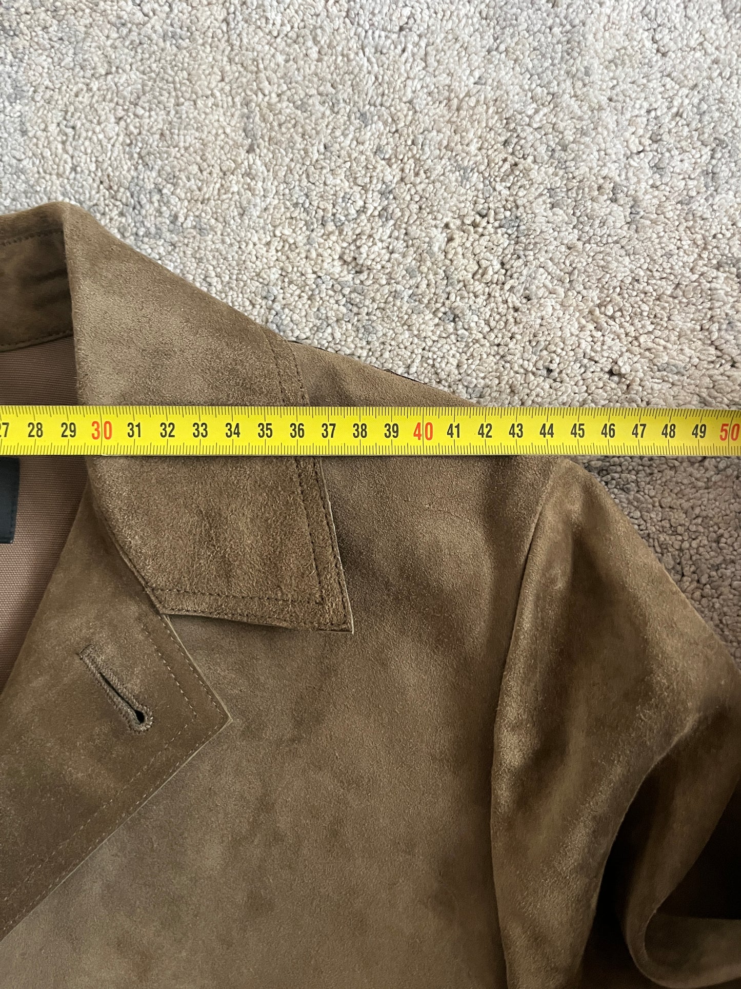 Gucci 2000's suede long coat