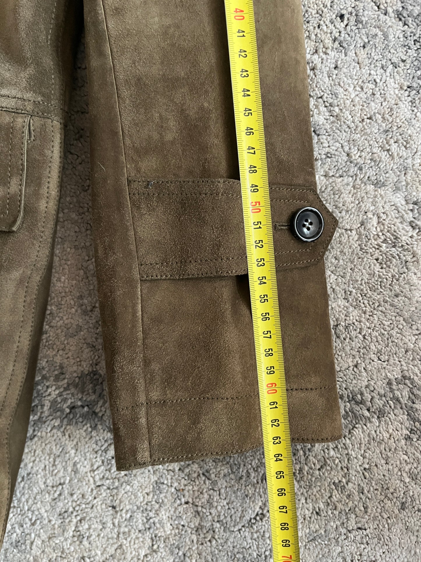Gucci 2000's suede long coat